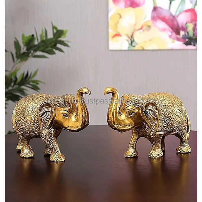 Beautiful Elephant Statue Metal Handicraft Moradabad on Cheap Price  Table Top Decor Indian Handicraft Eco-Friendly Decor Statue
