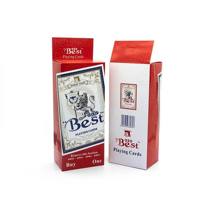 Casino Professional Smooth Card Surface Poker Cards High Quality Custom Playing Poker Cards