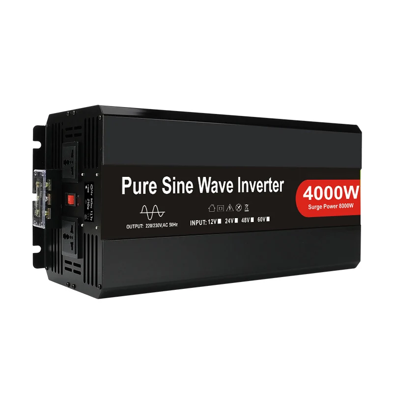 China supplier 4000w power inverter dc24v pure sine wave power inverter