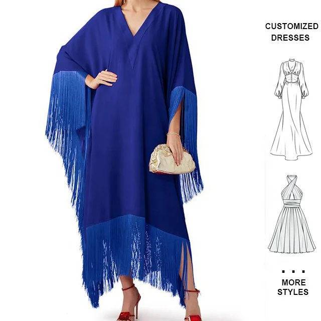 Custom Kaftan Dresses Dubai Turkey for Women Woman