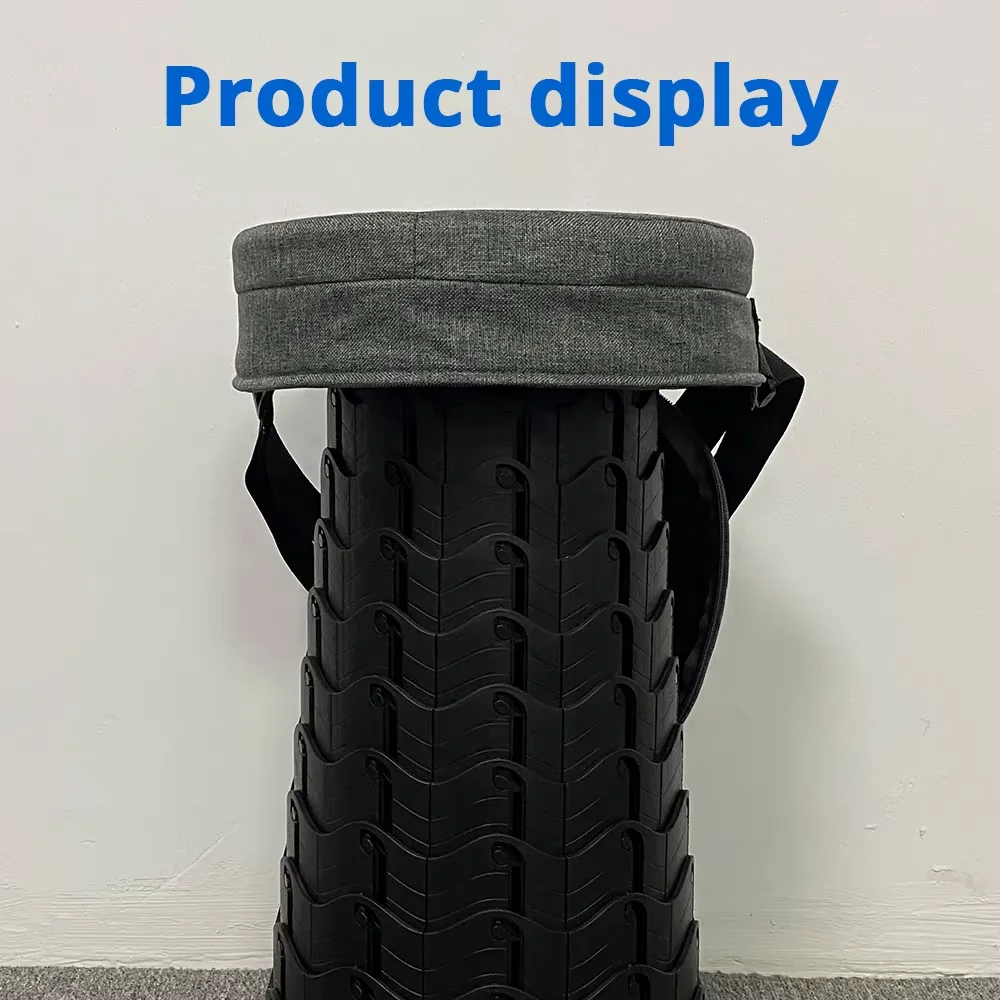 Collapsible Portable Telescopic Retractable easy carry Chair with Load Capacity 400lbs Gifts for Fisherman