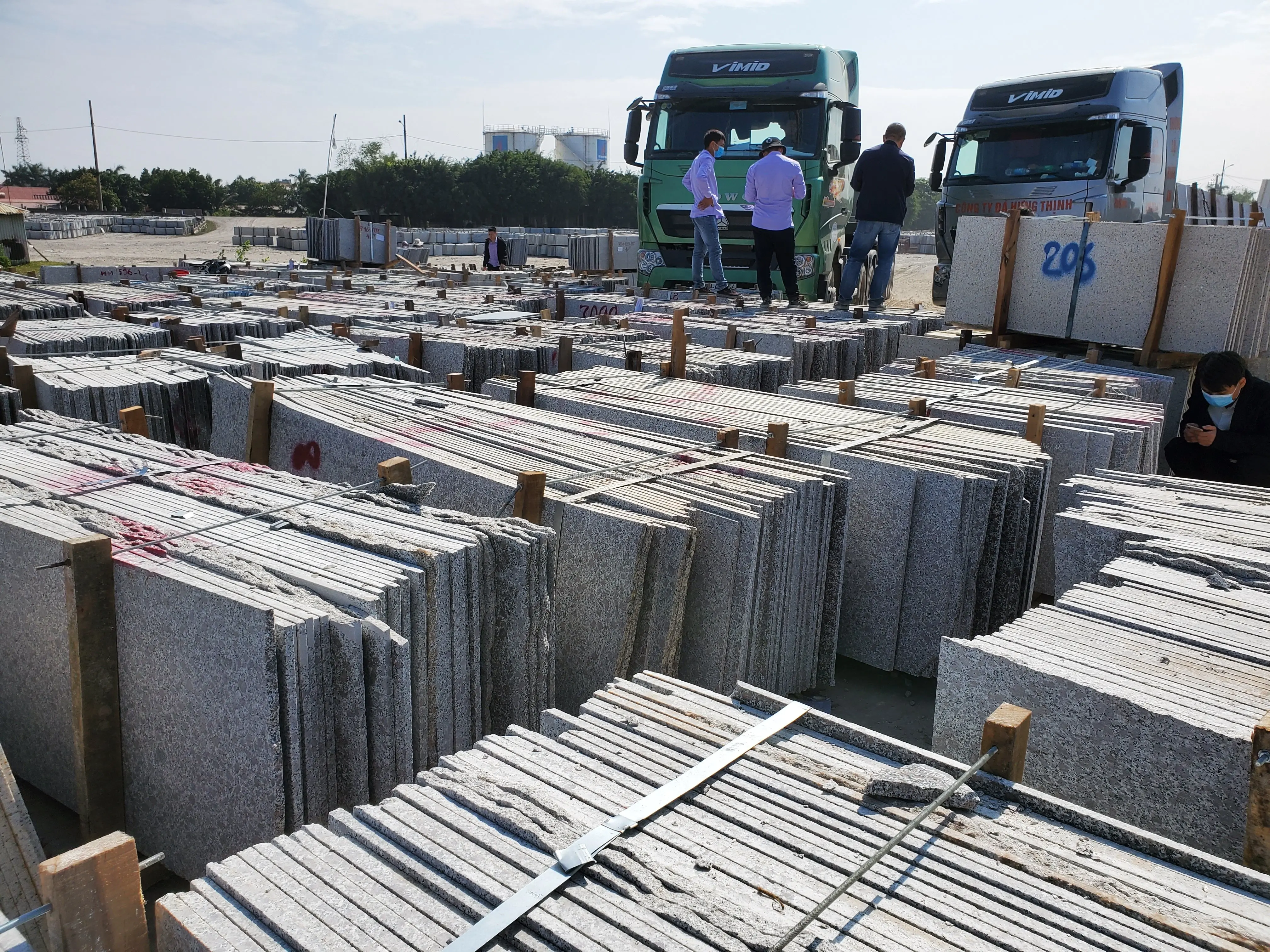 PC Violet Granite Natural Stone Pots Granite Stones cheapest Vietnam Best Quality home decoration