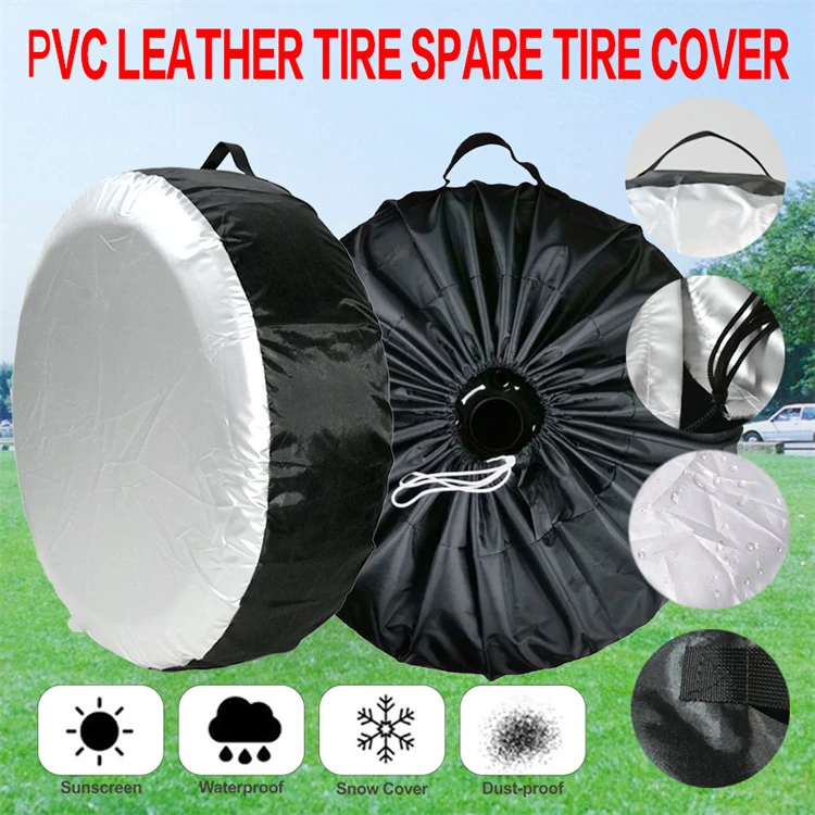 Polyester Auto Wheel Tires Storage Bags Vehicle Tyre Accessories Dust-proof Wheel Protector Universal Car Spare Tire Cover Case