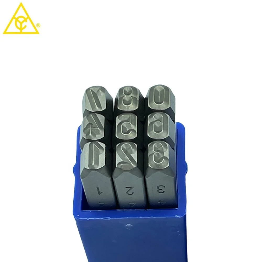 Factory direct sale  6(S)mm german number punch jewelry stamps