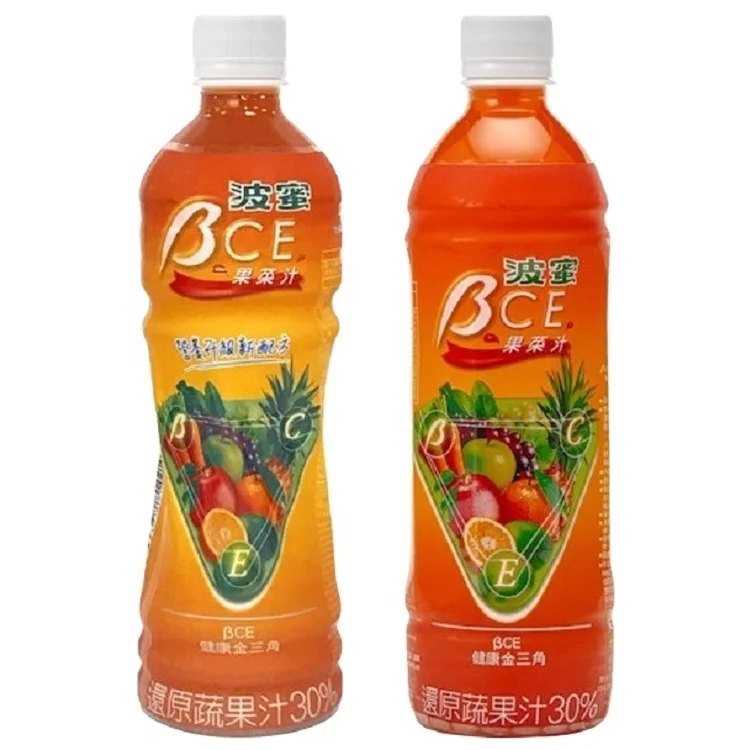Taiwan Bomy Beta-carotene 580ml Pet Vitamine C&e Booster Concentrate Fruit Vegetable Juice orange juice