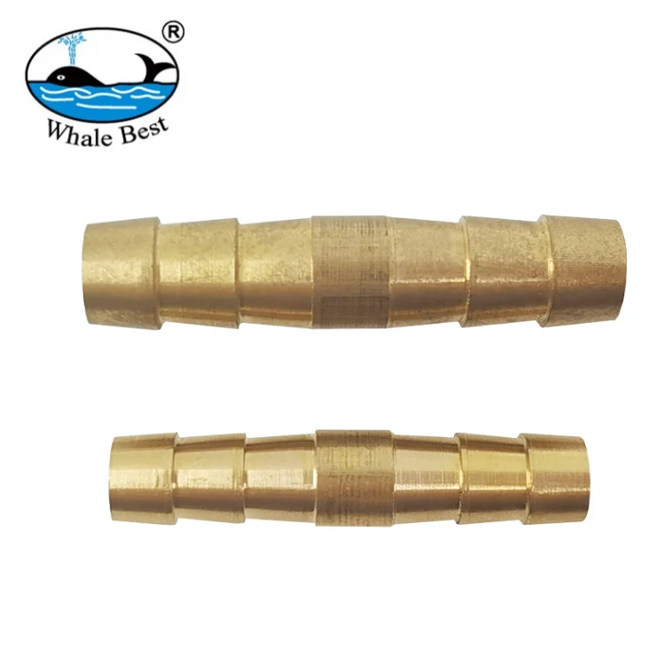 Irrigation water brass braided quick hose connectors