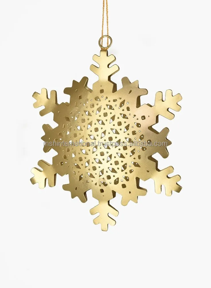 Decoration 3D Custom Heart-shape Brass Christmas Ornament Tree Hanging Christmas Ornament