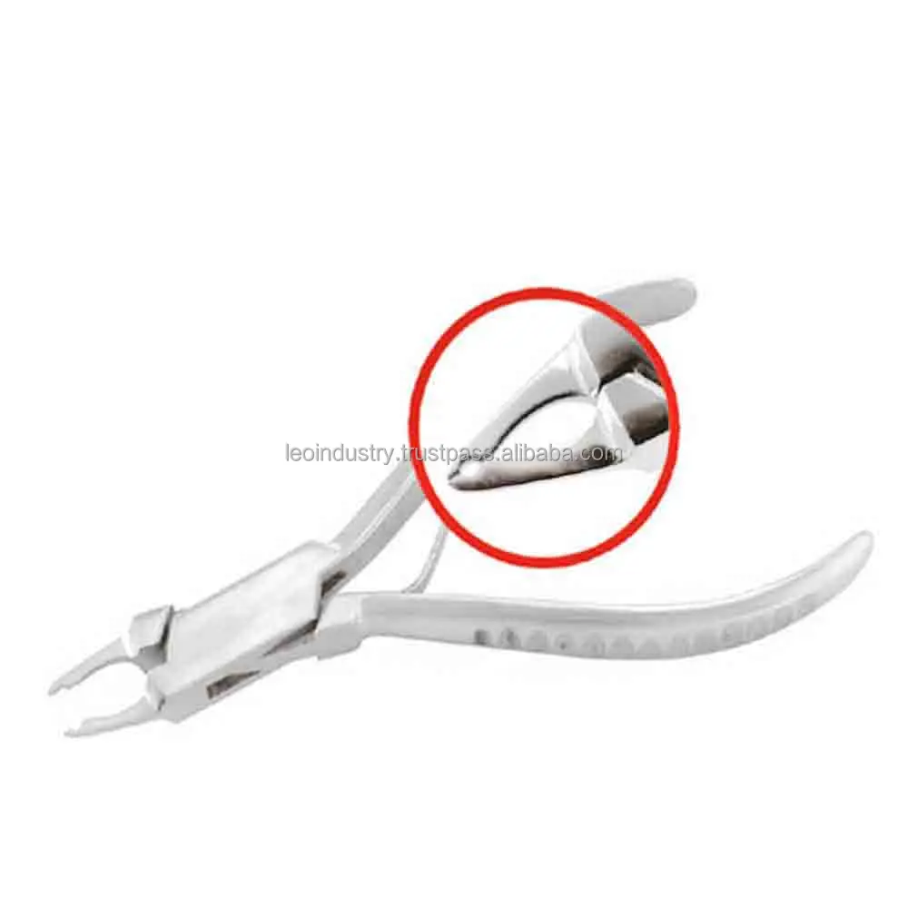 Щипцы из углеродистой стали с круглым носом никелированные железным покрытием многофункциональные щипцы зажимом