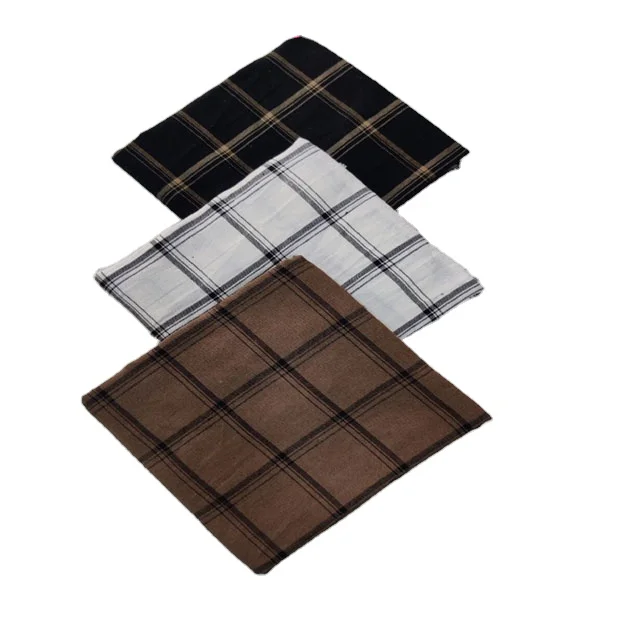 High quality 100% cotton 160g knitted cotton fabric for casual wear  twill check