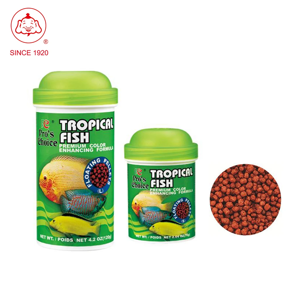 Factory wholesale 75g high-quality tropical fish feed balanced fish food
