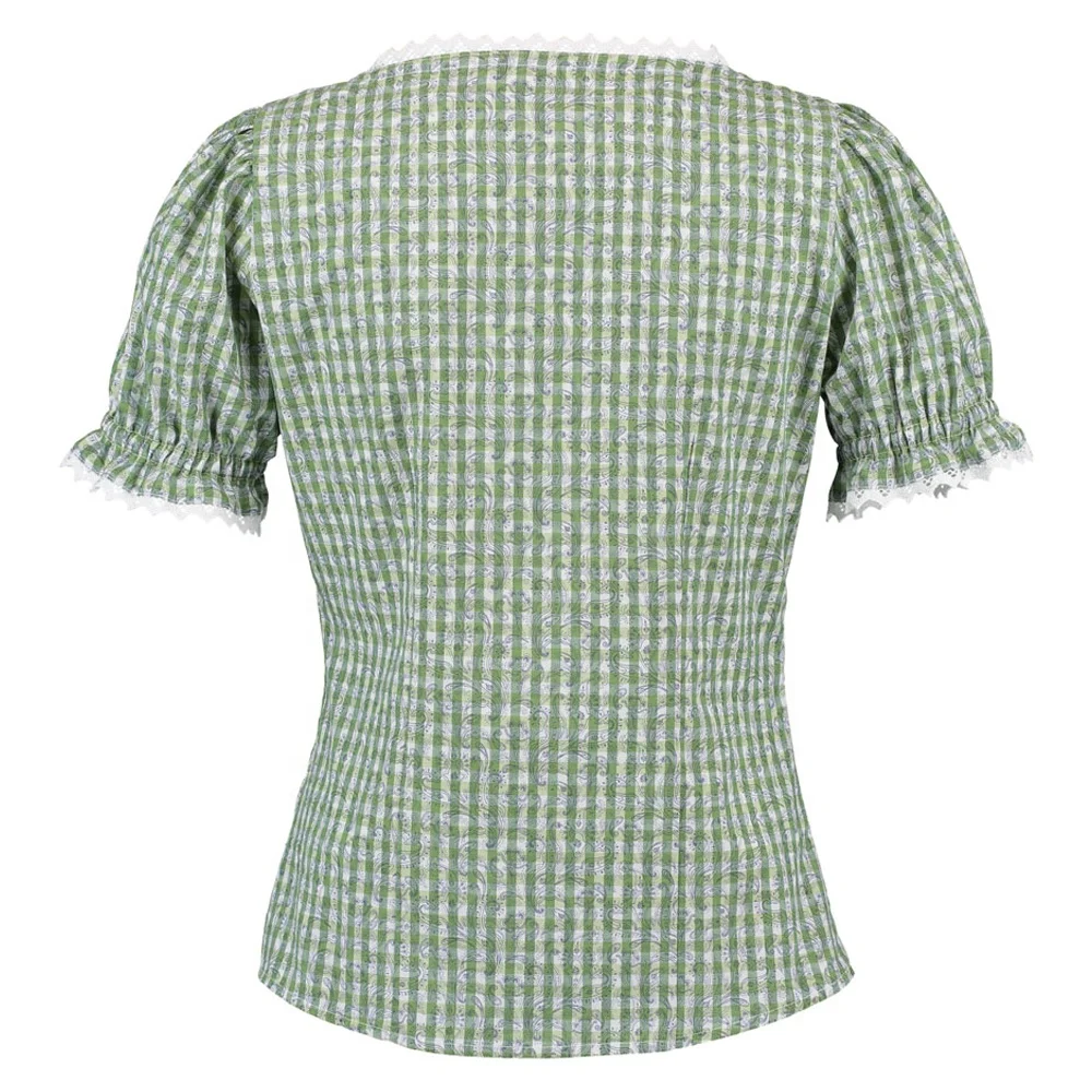 2023 New Trend Traditional Woman  Blouse Dress Cotton Polyester Custom Bavarian Blouse