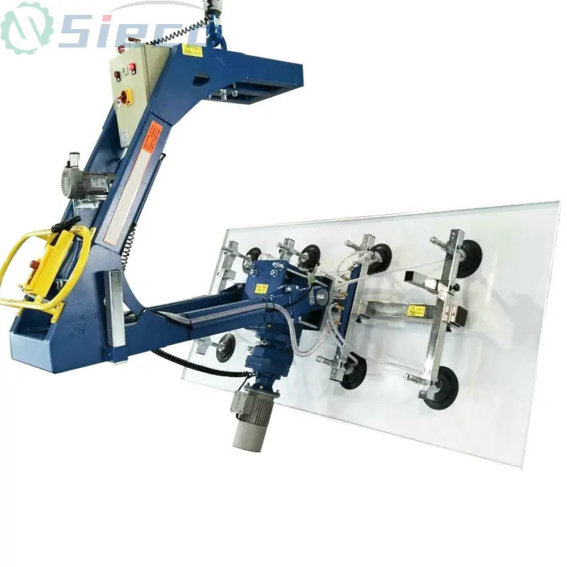 column mounted jib crane bulk bag suction cup vacuum tube lifter with 360 degree rotation