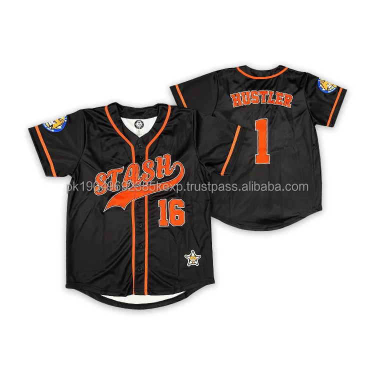 Высококачественный изготовленный на заказ сублимационный Софтбол/бейсбольный трикотаж вышитый полосатый дизайн полиэстер спортивный комплект с печатными методами