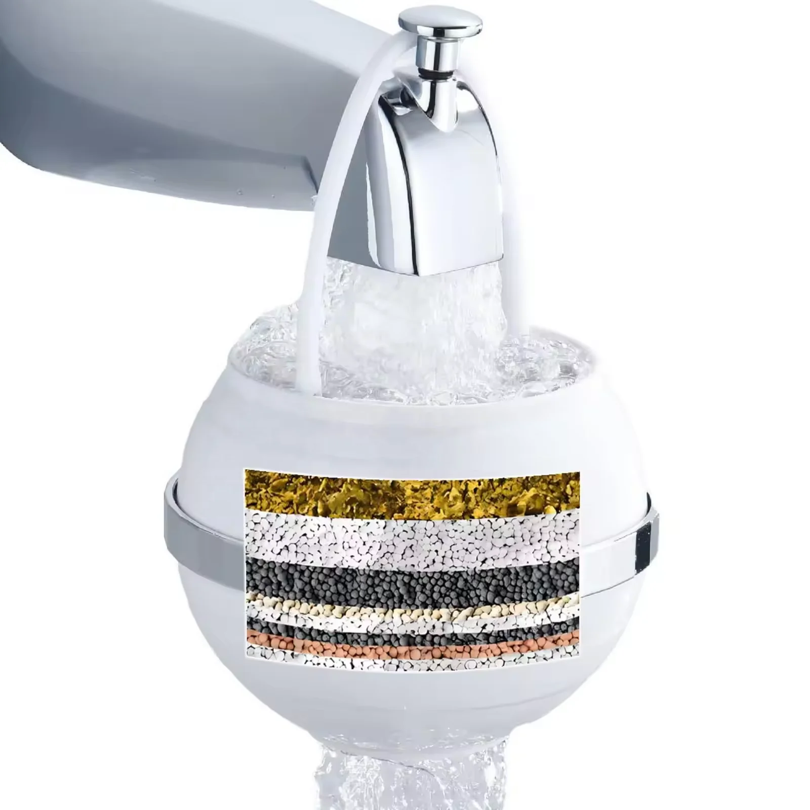 Bath Ball Water Purifier Shower Water Filter Bathtub Water Purifier