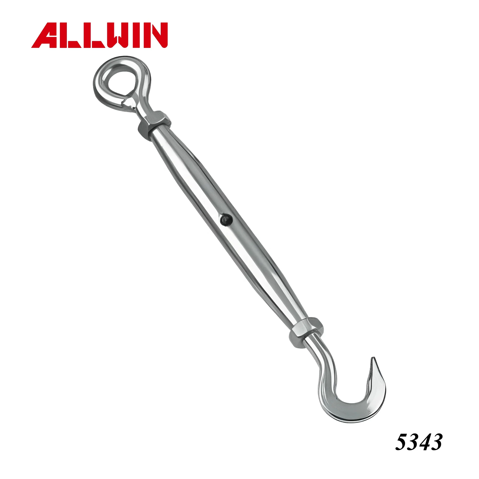 Stainless Steel Rigging Lag Eyes Screw Hardware Model 5338 for Timber Wooden Packaged in Box