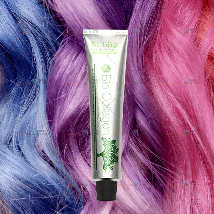 Huati Sifuli bibop 100ml Ammonia free Professional Permanent Salon Use Hair blond Dye purple pink silver red color cream
