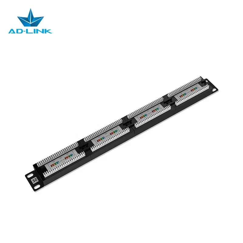 High Quality Ports Cable Management Utp Patch Panel 24 Port Cat6