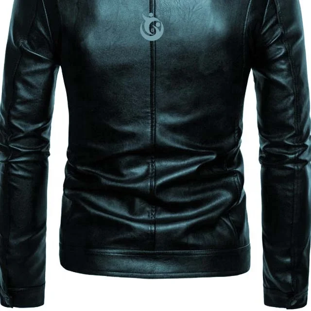 Classic OEM Manufacturer Custom Color Casual Sheepskin Suede Leather Jacket Men Jacket
