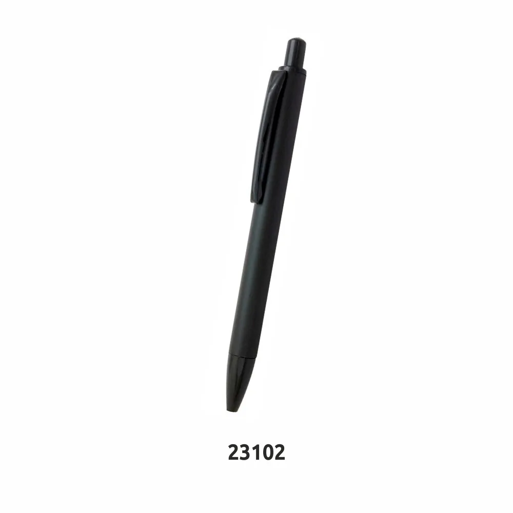 Promotional Metal Pens Custom Logo Luxury Ballpoint folio black BT metal pen with custom logo