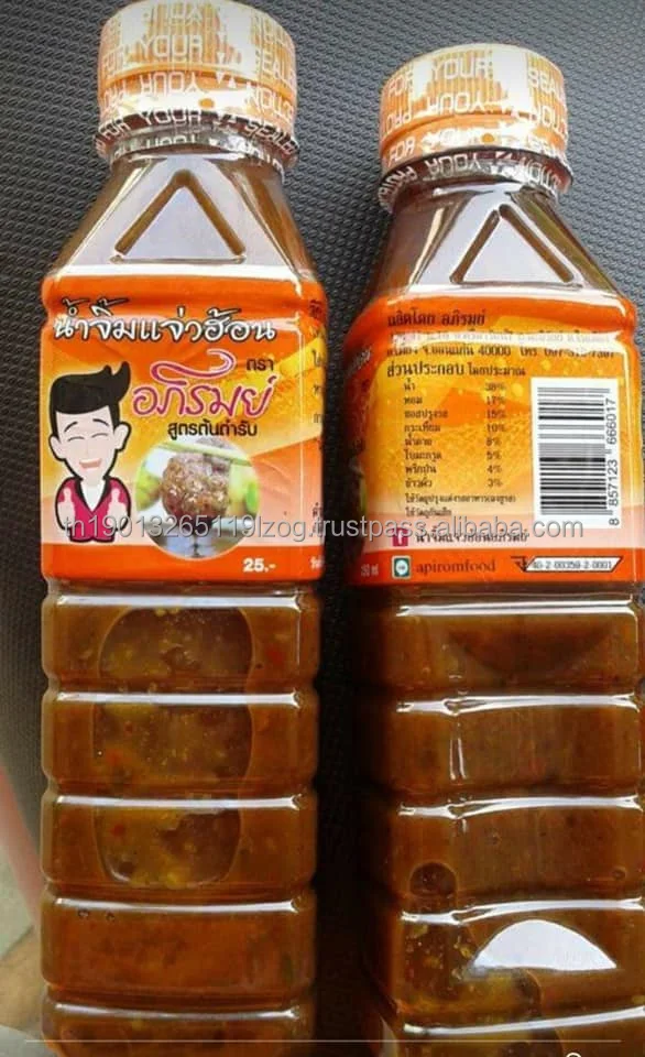 APIROM Sauce Jaew-Hon Dipping Sauce Authentic Thai Style Suki