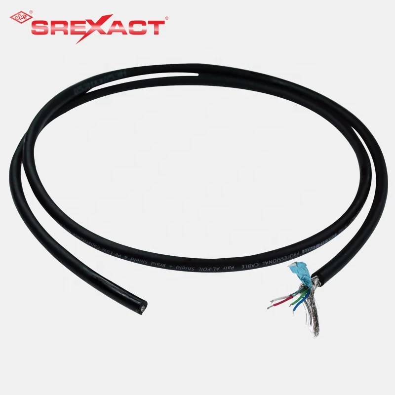 Кабель dmx 512 из алюминиевой фольги и оплетки с двойным экраном