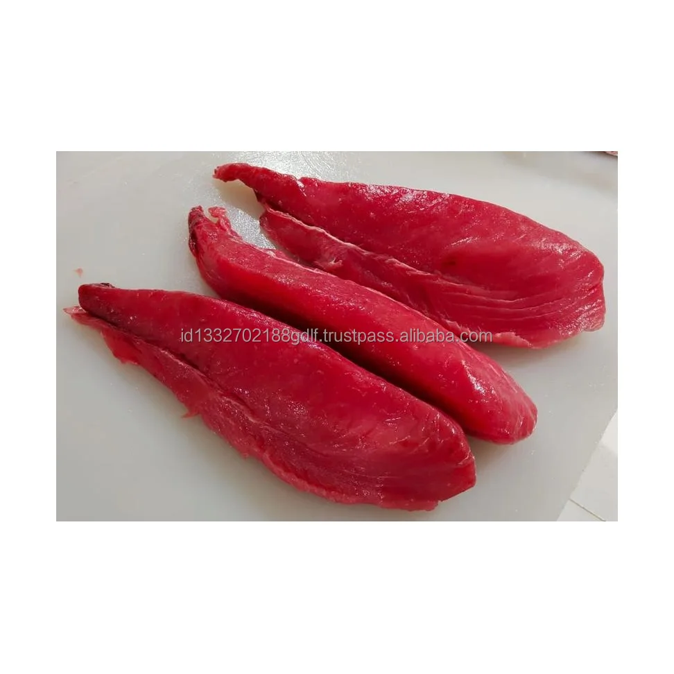 Hot Selling Fresh Seafood Frozen Tuna Medallion Yellow Fin Tuna Fish Fillet Export From Indonesia