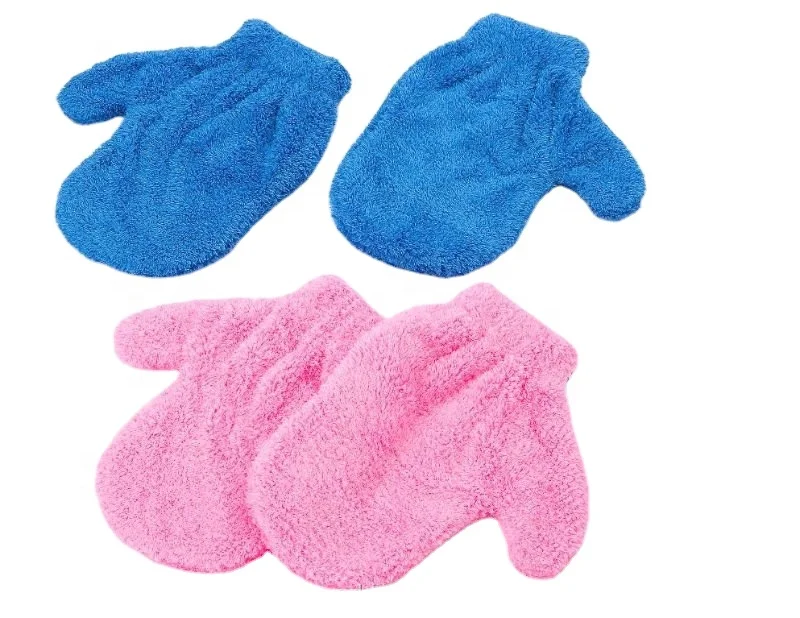Home Essential Comfortable Soft Wholesale Exfoliating Mitts Body Scrubber