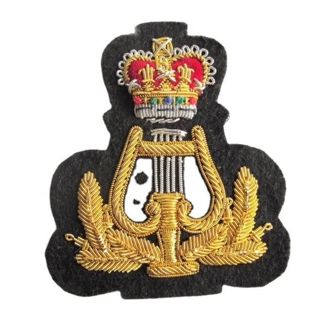  CS на заказ оптовая продажа ручная вышивка проволока из слитка барабан шотландские килты двойная лента