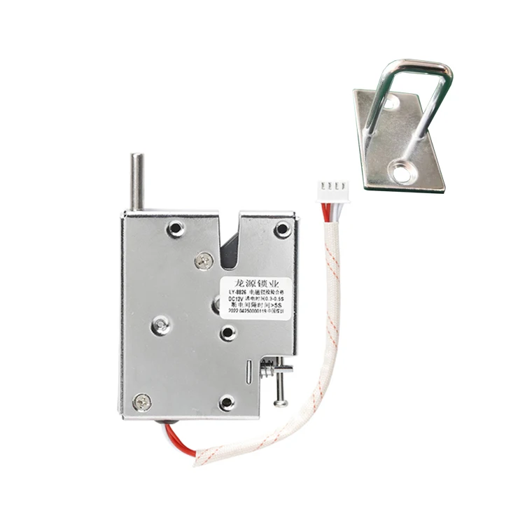 Factory Wholesale Auto Lock Cylinder for Logistic Cabinet Solenoid Lock Electromagnet Locks