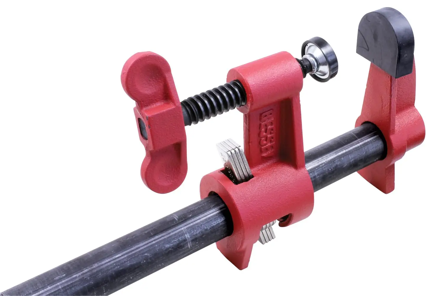 3_4 Inch Pipe Clamp With Leg Heavy Duty H Type Quick Release Woodworking Tools Gluing Pipe F Clamp Ductile Iron