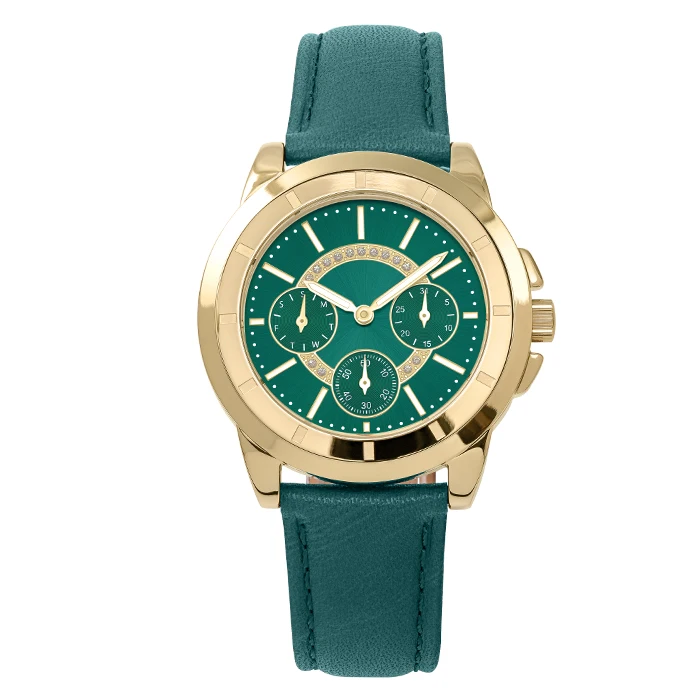 Luxury women stainless steel  fashion quartz wrist watch custom logo multi-function quartz watches