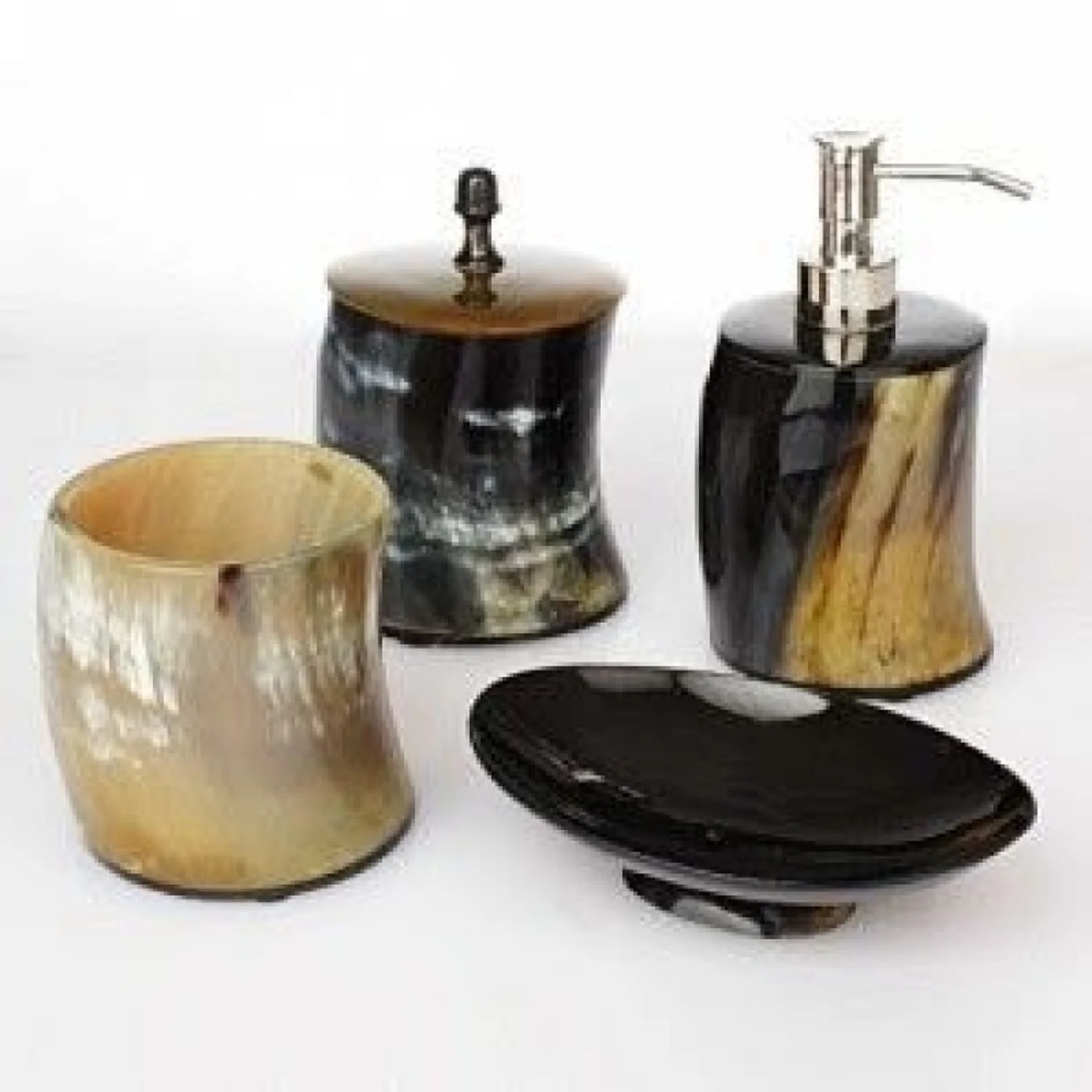 Soap Dish with, Tooth Brush Holder, Bathroom Accessories Made of Resin Bathroom Set Wholesale