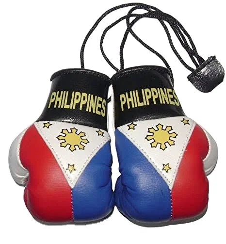 Автомобильные зеркальные перчатки с логотипом на заказ рекламные мини-боксерские аксессуары из кожи и нержавеющей стали УФ-печатью