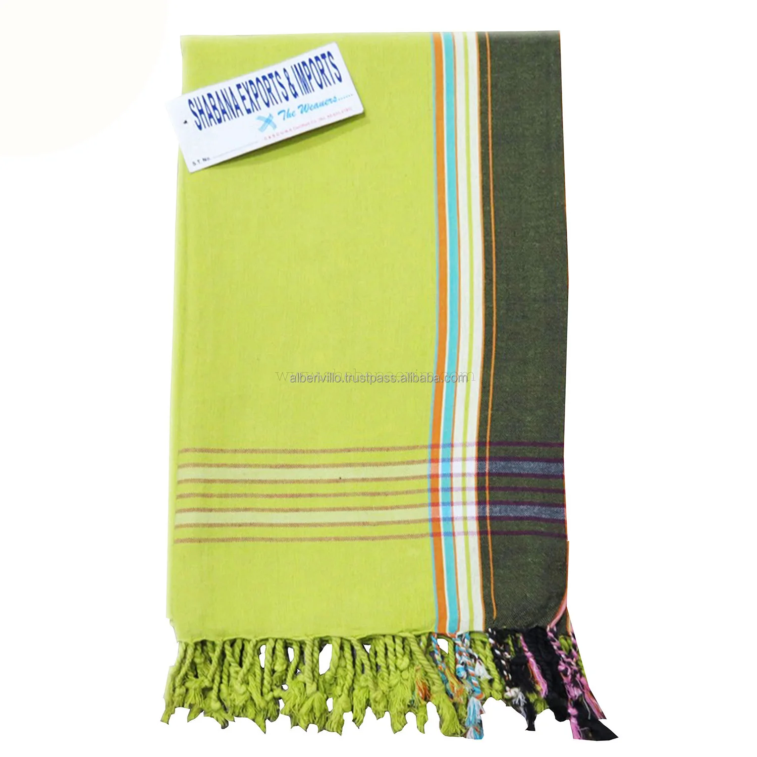 Promotional Kikoy Towel in Different Pattern Embroidered Towel Manufacturers in India Kenyan Sarong  Beach Towels on Cheap Price