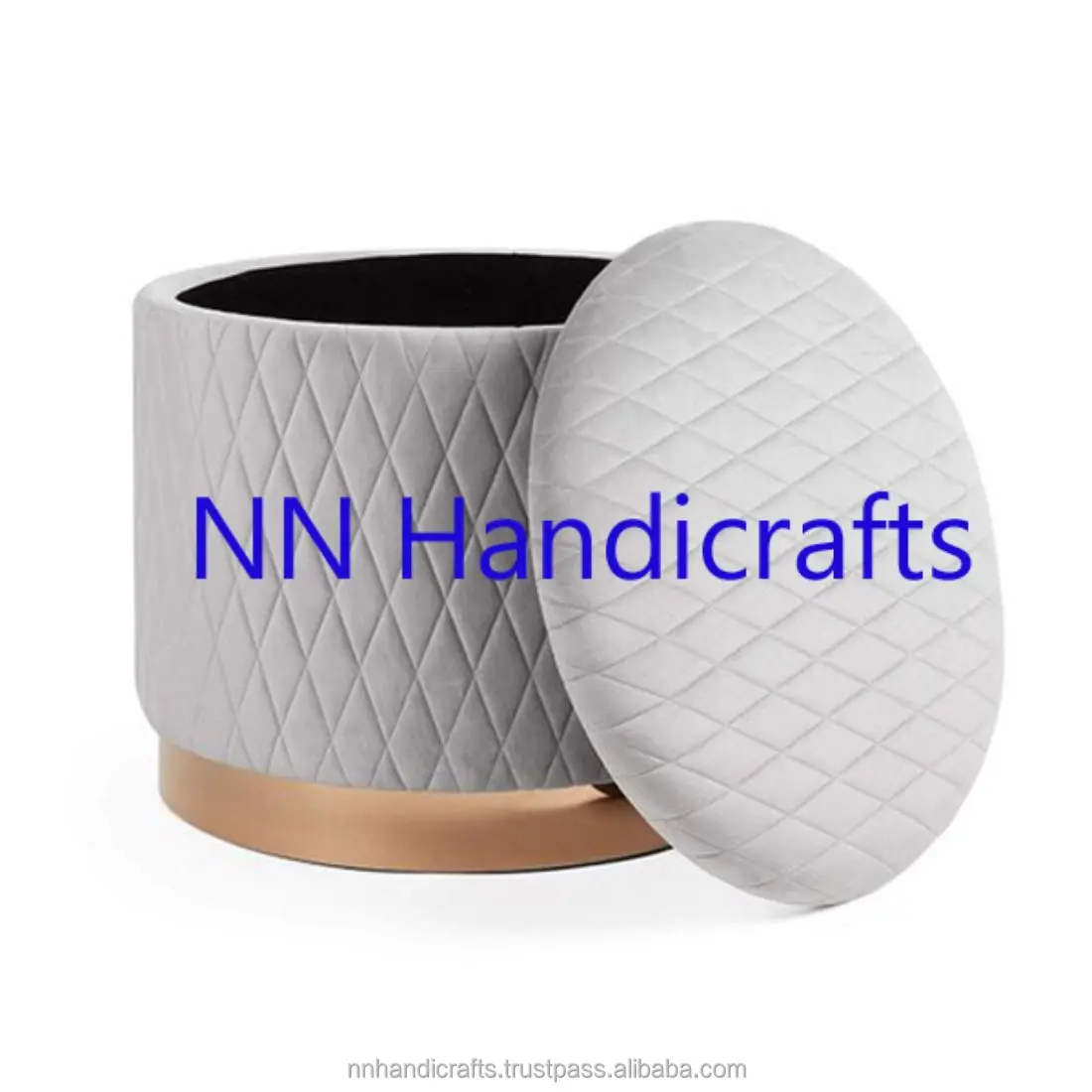 Direct Wholesaler Aluminium Metal Silver Color Matte Finished Square With White Fabric Top Seat Bench Kitchen Fixed Restaurant