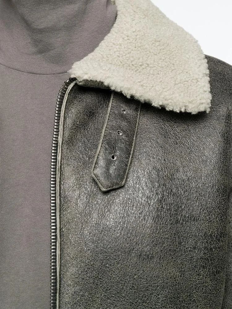 2021 OEM новый уникальный лучший стильный мужской Лидер продаж овчина подкладка мех кожаная куртка высшего качества-оптовая цена