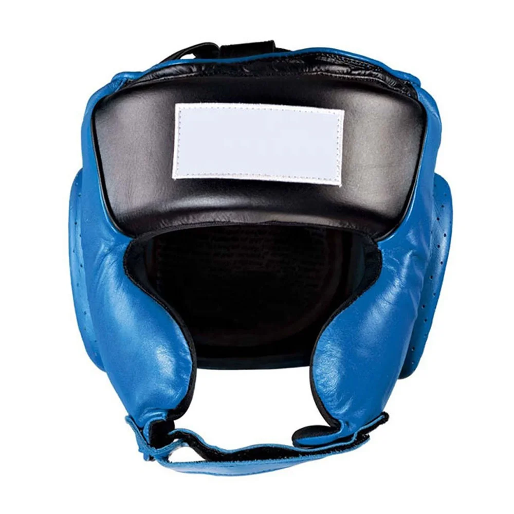  Индивидуальная оптовая продажа качественные головные уборы для бокса MMA тренировочная защита из натуральной коровьей кожи кикбоксинга
