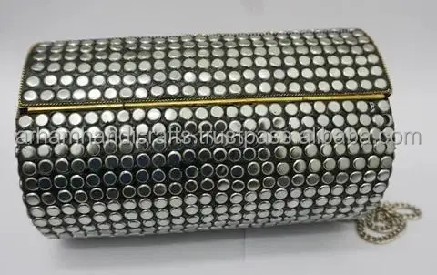 High Quality Brass Clutch With Metal Chain on Top at Best Price for Women and Girls at Low Price by LUXURY CRAFTS