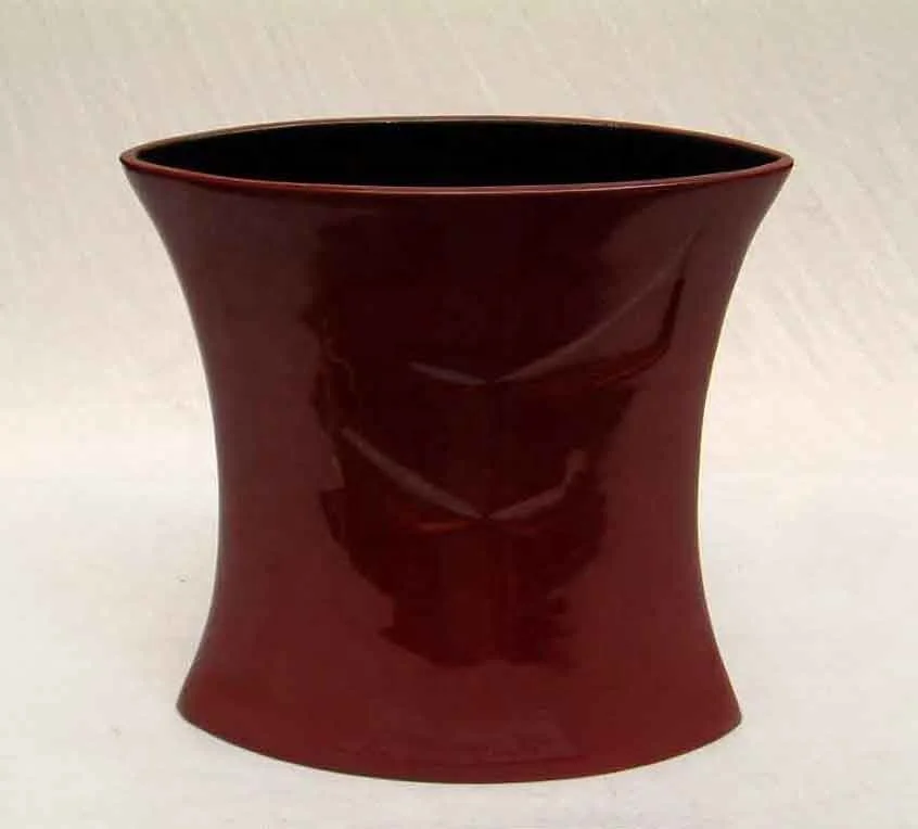 
Plain-colour oval lacquer vase, Vietnam handmade products, for home-decor, tableware, kitchenware, houseware 