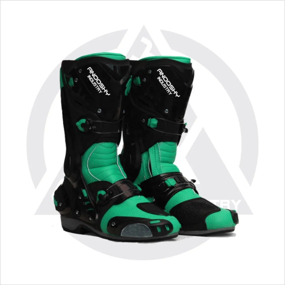 Fully Custom Motorbike Leather Shoes Racing Wear with Protection Design and Logo Plus Size OEM Demand