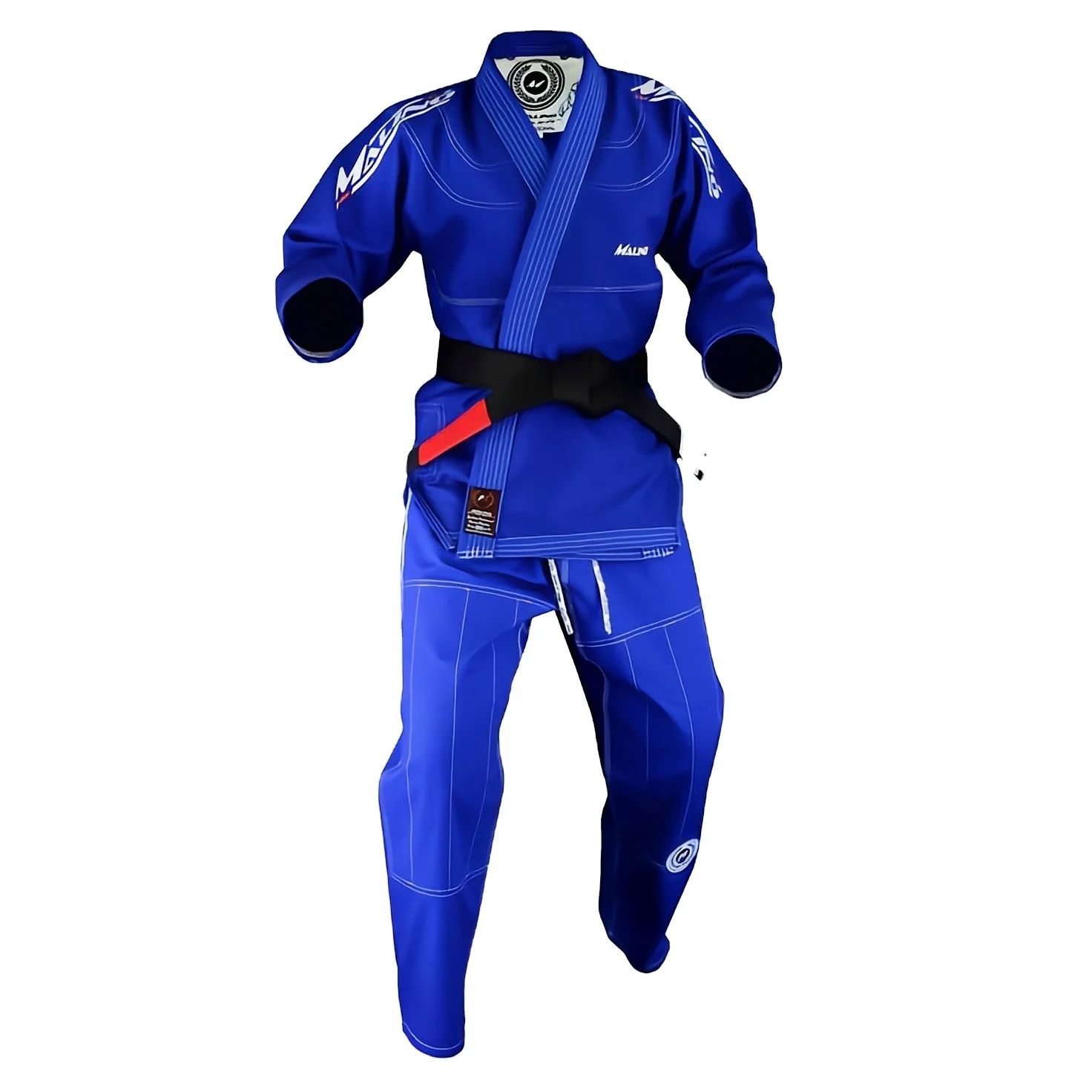 Cotton Customizable Blue BJJ Gis for Teams and Clubs Wholesale Lightweight Custom BJJ Gi for Training & Competition Pearl Weave