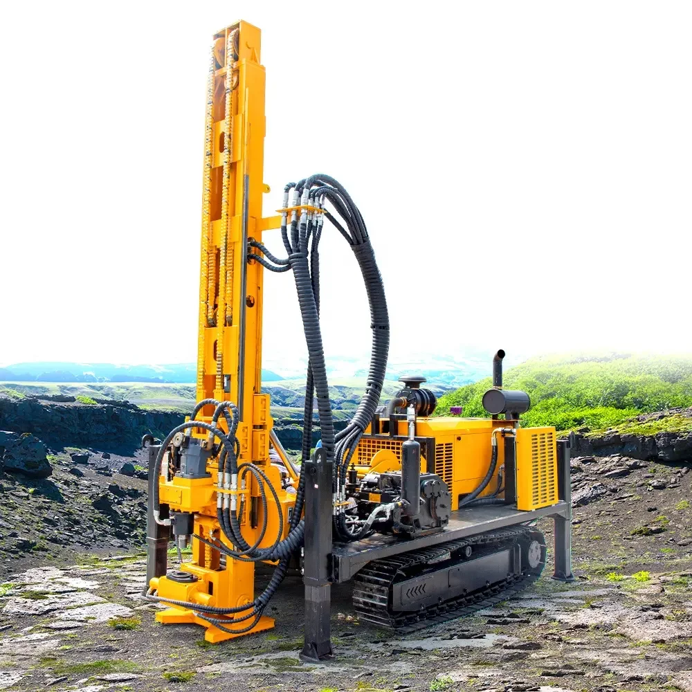 full hydraulic gold mine geology hard rock drill machine hydraulic crawler rock drill