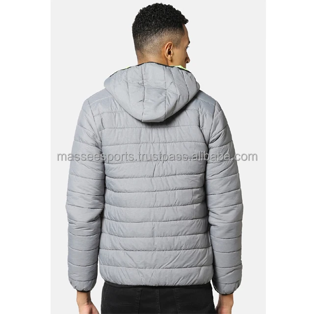 Men Custom Outdoor Softshell Fishing Waterproof Bomber Windproof Jacket For Men Hiking padded winter jacket with hood