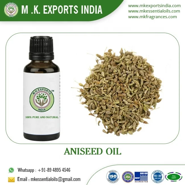 Premium Quality Natural Aniseed Oil essence at Lowest Price Manufacturer