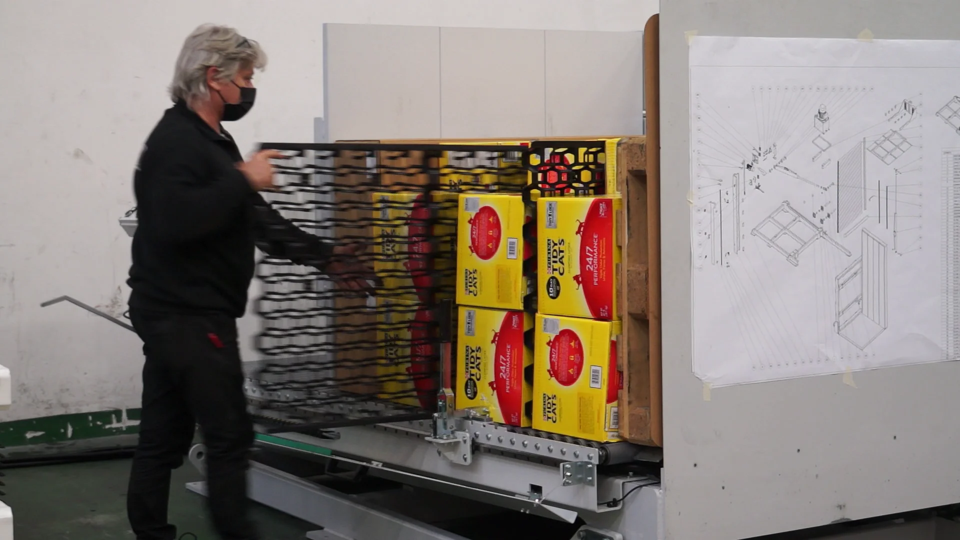 Best Pallet changer  L-Shape Silver Splitter split the load up to 60 pallet/h best quality