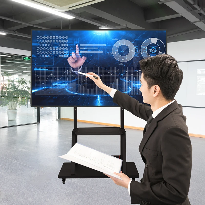 65 / 75 / 85 Inch Smart White Board Interactive Flat Panel LCD Screen Manufacturer