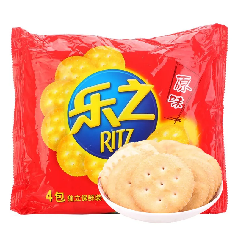 400g Cookies Peach Cheese Sandwich Biscuit Cracker Cheese Exotic Snacks Crackers