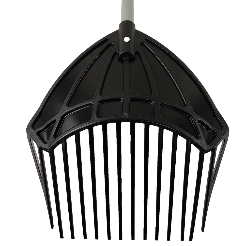 Durable Long Assembly Handle Multi-Purpose Garden Grass Rake with Detachable Anti-Slip Leaf Rake Grabber Premium Rakes