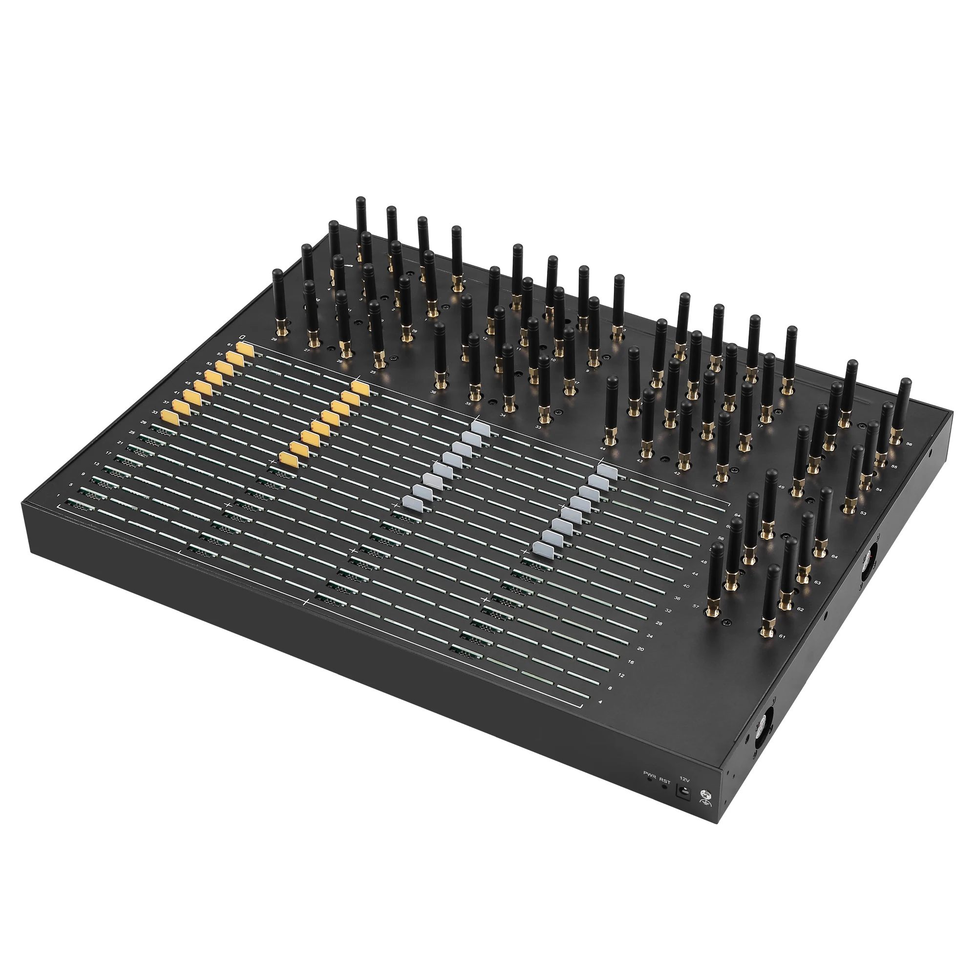 4G Lte SK 64 Port Sms Gateway Support Send And Receive Bulk SMS Machine Gsm Modem SIM Box SIM Bank SMS Modem 64 SIM