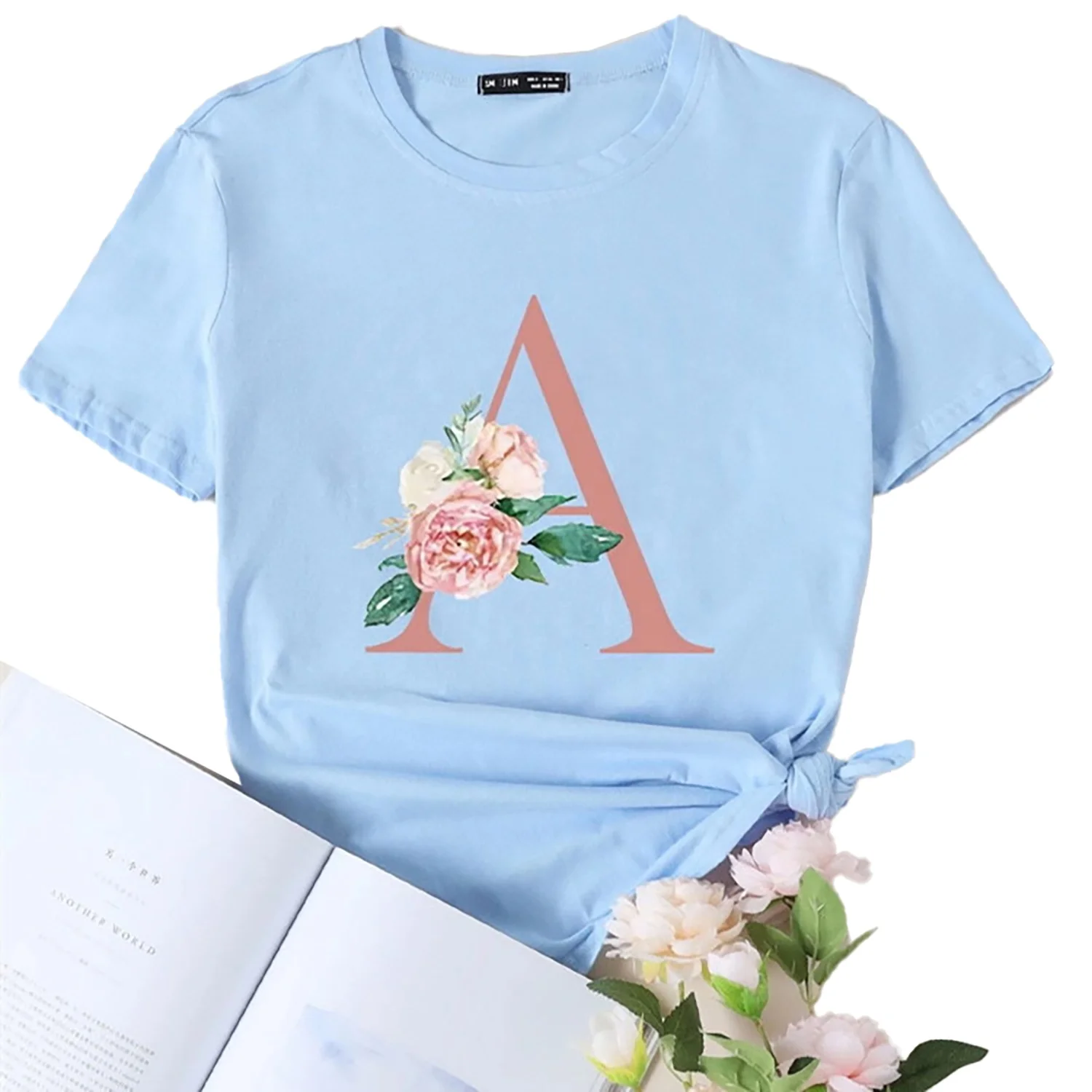  Лидер продаж женские футболки с графическим принтом на заказ оптовая продажа вышитые простые для девочек